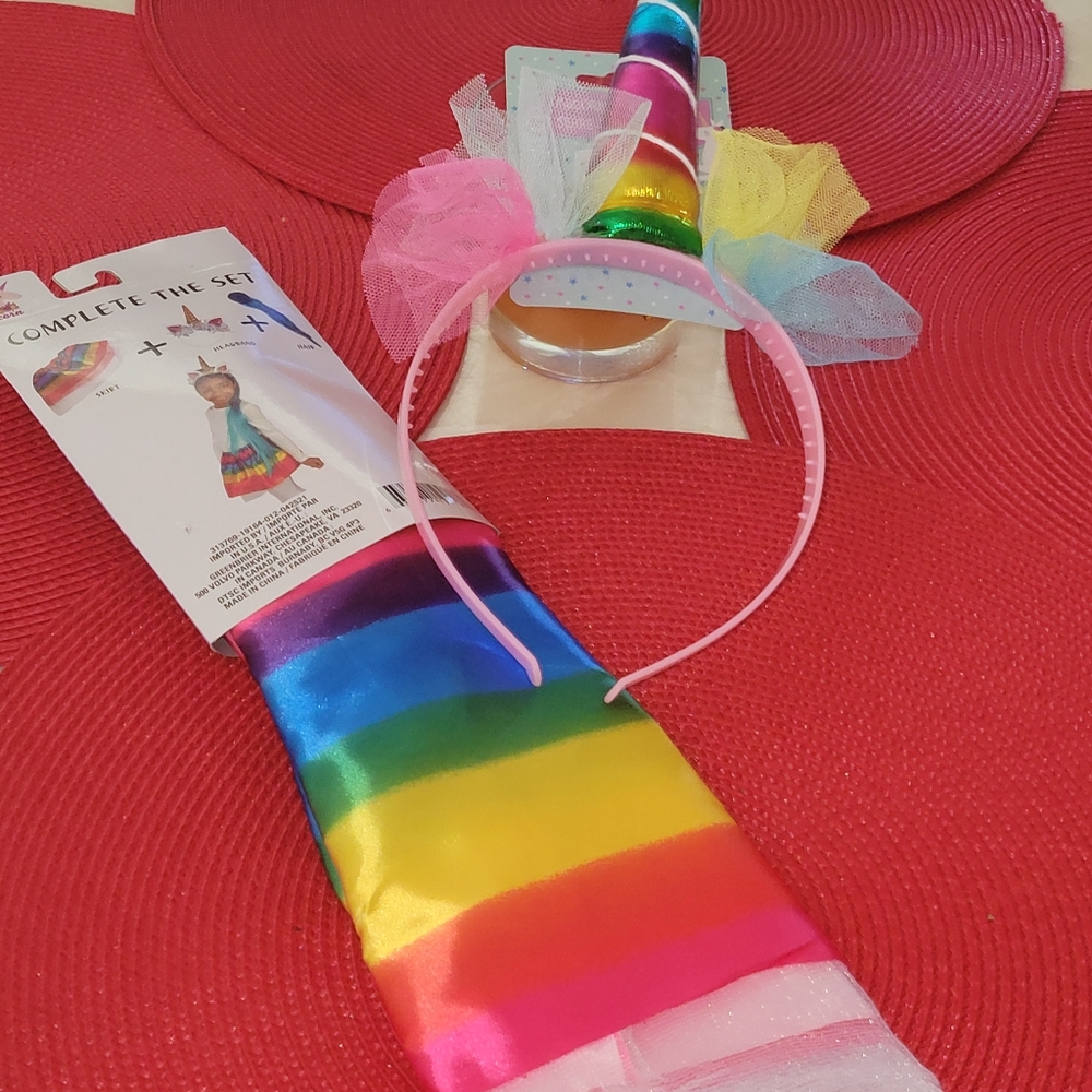 Kids 2pc Unicorn Costume 3+